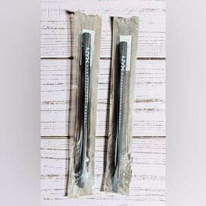 NYX Professional Make Up Eyeliner / Brow Brush PROB19 Women NEW Package SET of 2